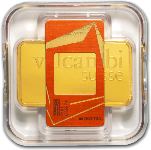 Valcambi 10oz Fine Investment Gold Bar