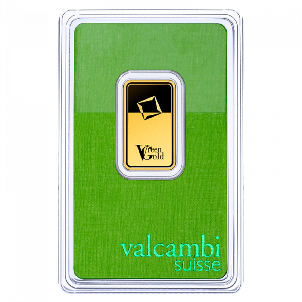 Valcambi 10g Fine Green Gold Bar | Ethical Gold | .999