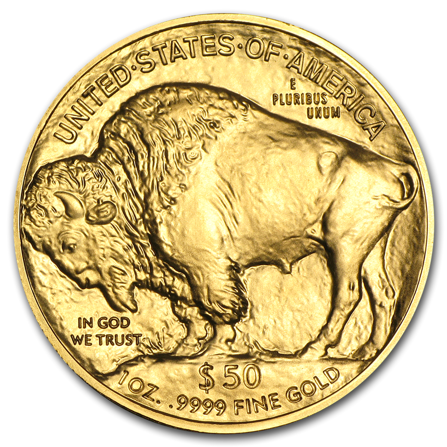 1oz Fine Buffalo Gold Coin 999.9 - Mixed Years