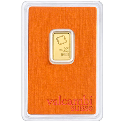 Valcambi 2.5g Gold Bar