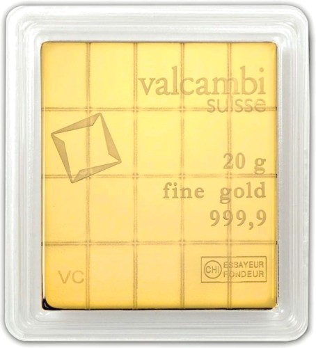 Valcambi 20g Gold CombiBar (20 x 1g)