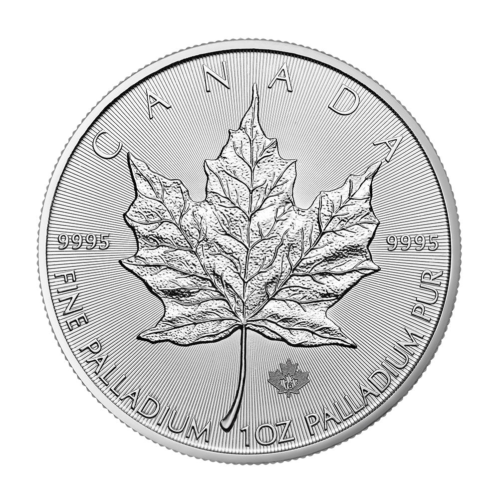 1 oz Fine Palladium Coin 999.5 - Maple Leaf