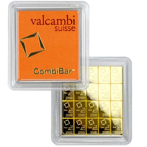 Valcambi 20g Gold CombiBar (20 x 1g)