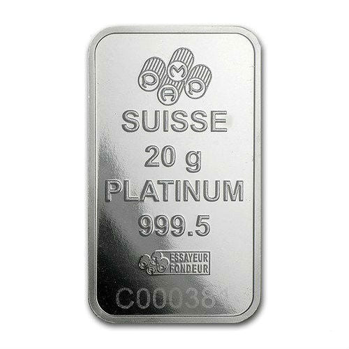 PAMP Suisse 20g Platinum Bar