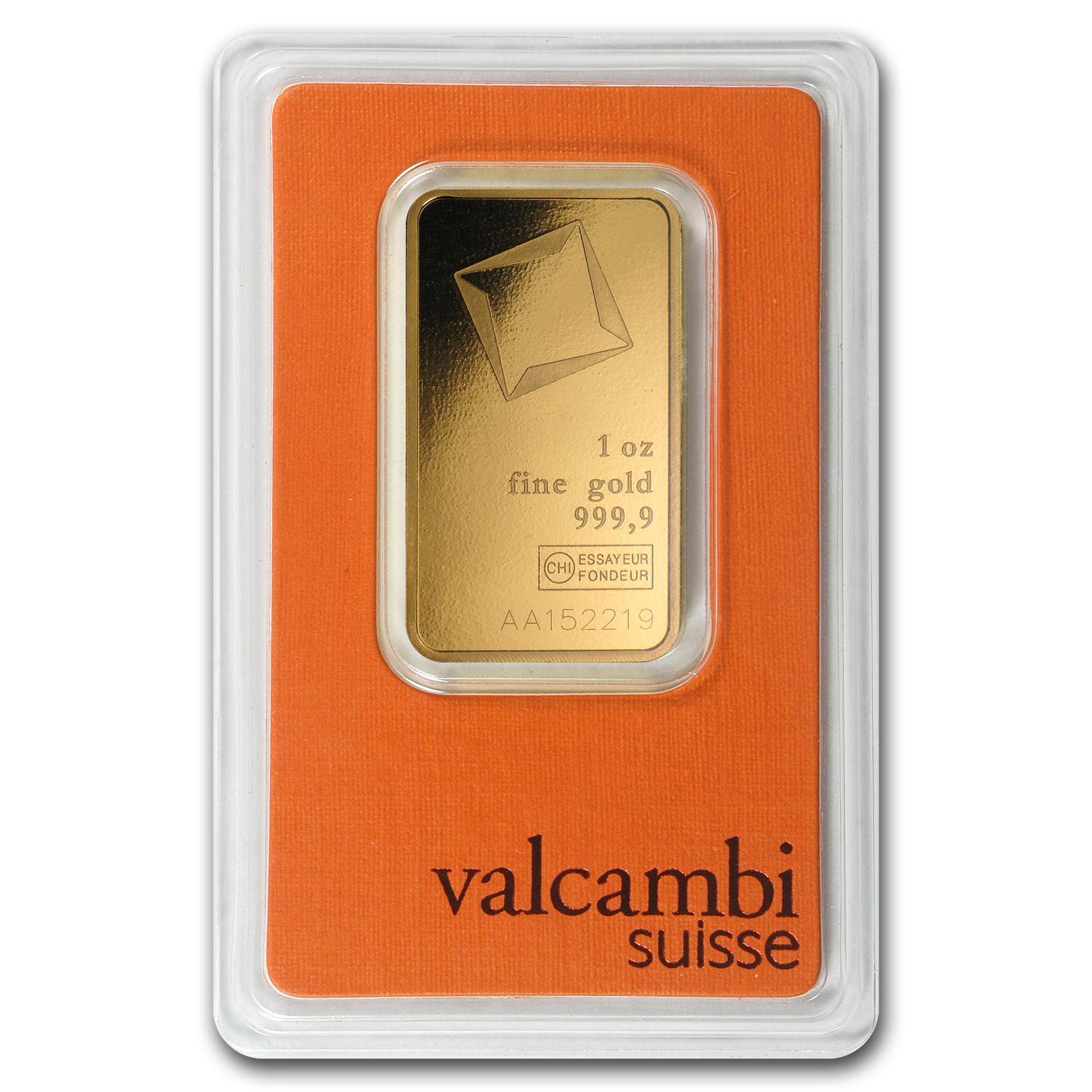 Valcambi 1oz Fine Gold Bar