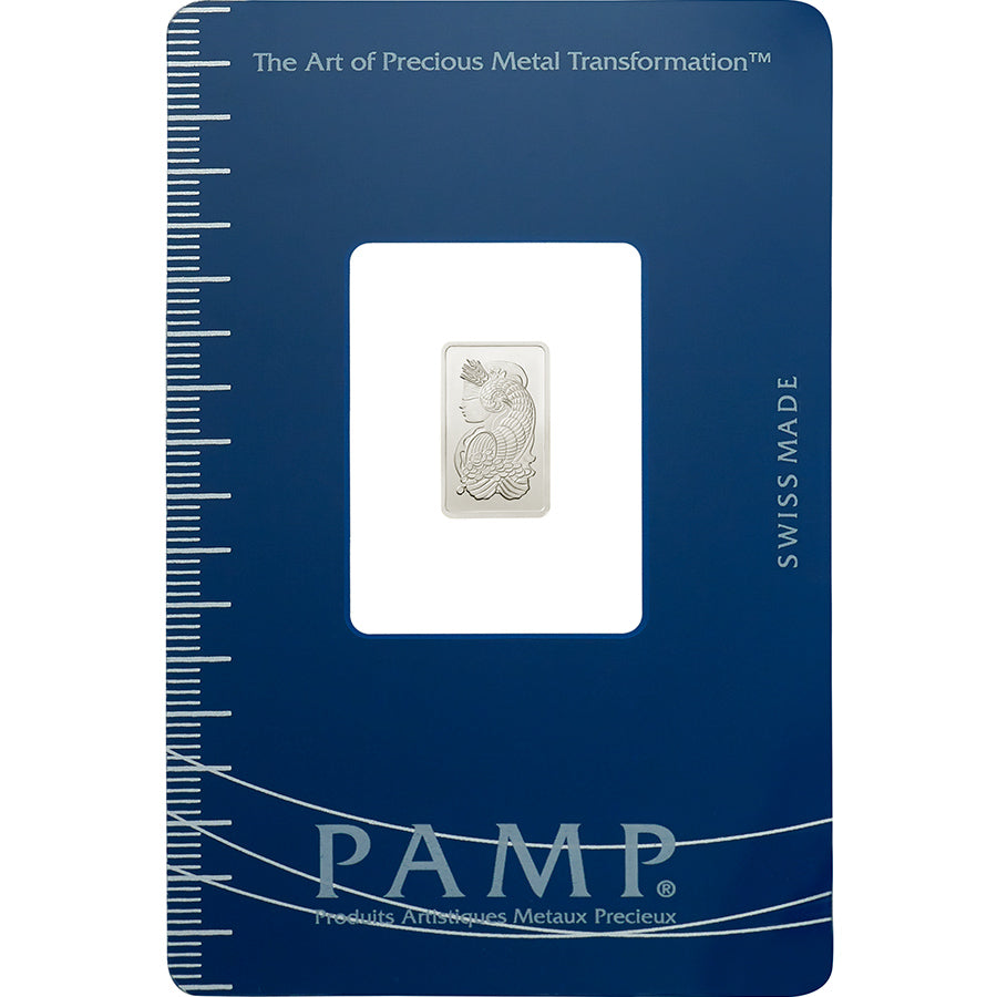 PAMP 1g Fine Palladium Bar - Lady Fortuna