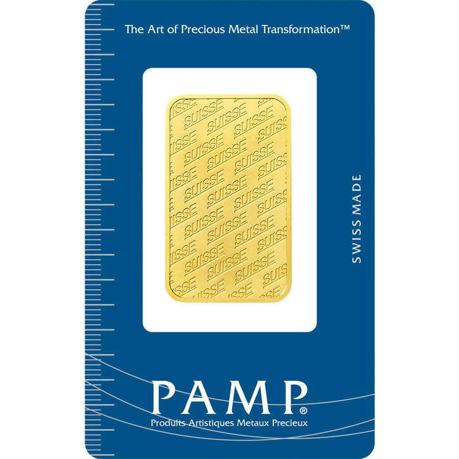 PAMP Suisse 1oz Fine Gold Mint Bar