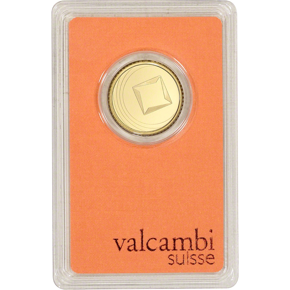 Valcambi 10g Gold Round Bar