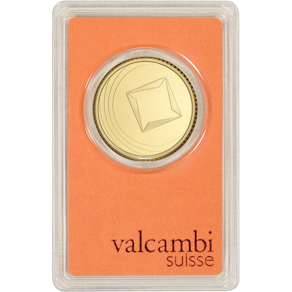 Valcambi 1oz Gold Round Bar