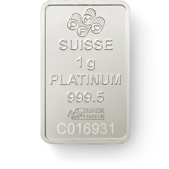 PAMP Suisse 12 x 1g Multigram Combibar Platinum Bar