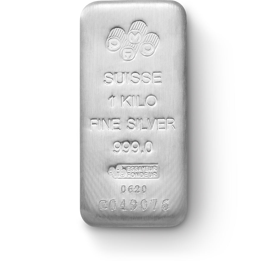 PAMP Suisse 1kg Fine Silver Cast Bar