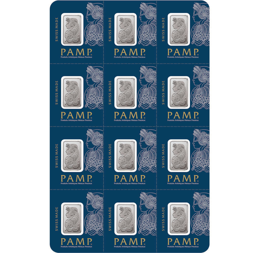 PAMP Suisse 12 x 1g Multigram Combibar Platinum Bar