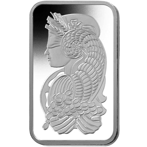 PAMP 100g Fine Palladium Bar - Lady Fortuna