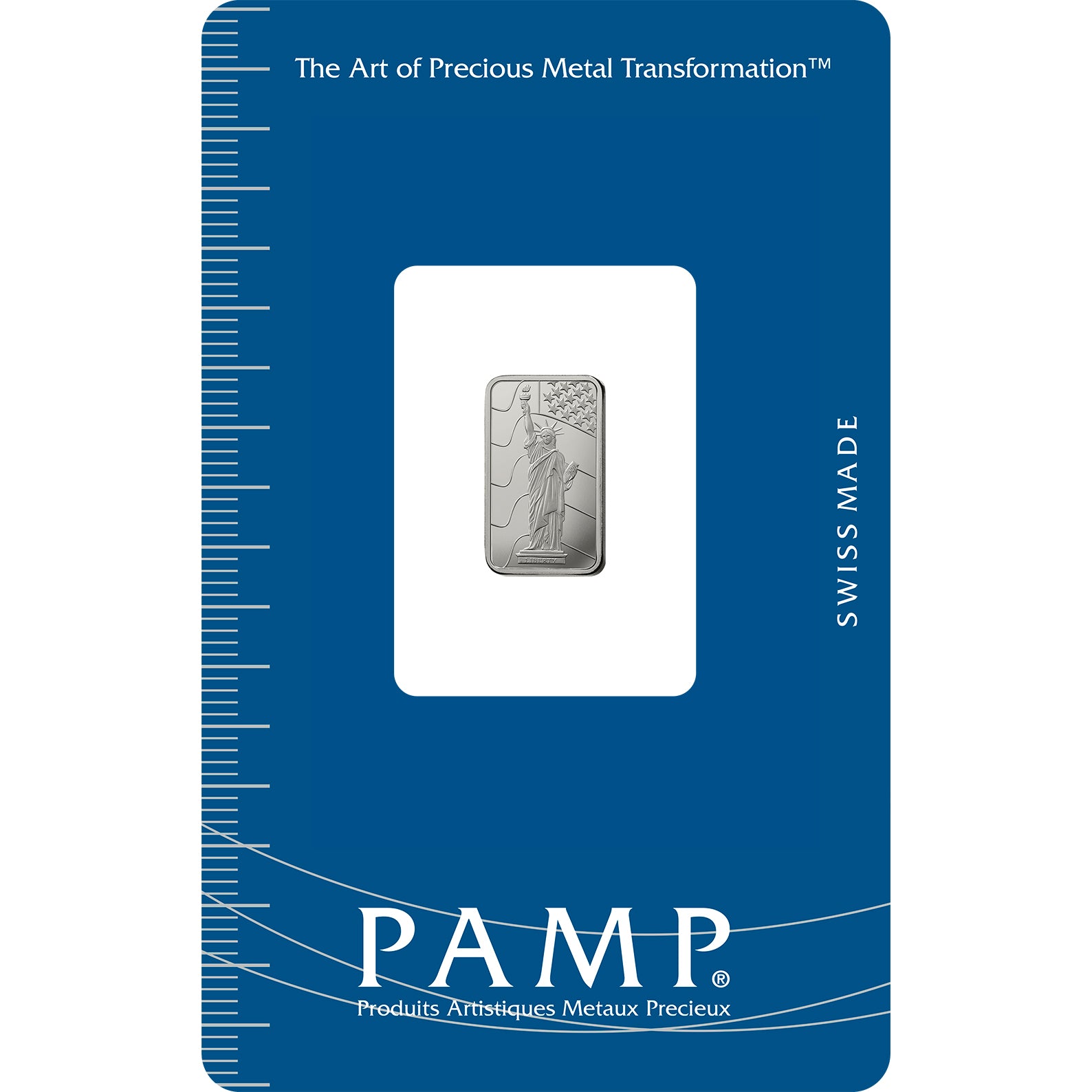 PAMP Suisse 1g Platinum Statue of Liberty Bar