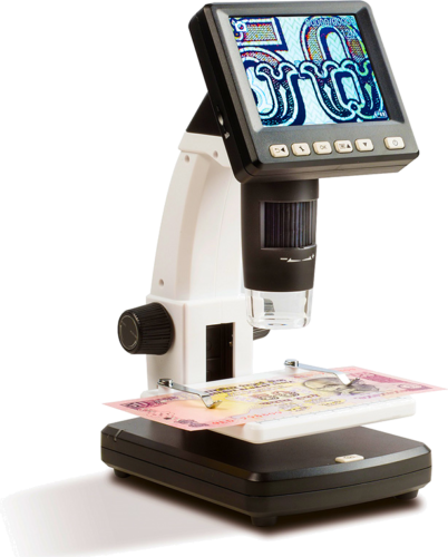 Digital LCD Numismatic Microscope 10x / 500x